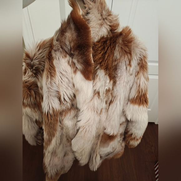 Brand New Giorgio Brato Real Shearling Reversible Leather Jacket Size IT40 - Picture 11 of 13